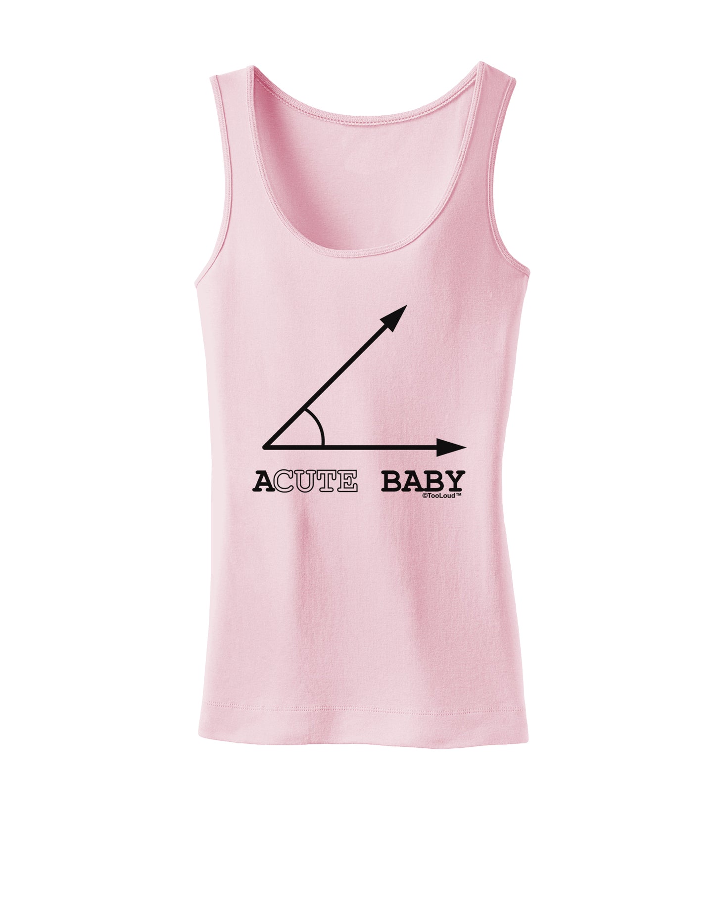 Acute Baby Womens Petite Tank Top-TooLoud-SoftPink-X-Small-Davson Sales
