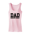 Dad Knows Best Womens Tank Top by TooLoud-Womens Tank Tops-TooLoud-SoftPink-X-Small-Davson Sales