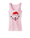 Kyu-T Face Puppino Santa Boy Dog Womens Tank Top-Womens Tank Tops-TooLoud-SoftPink-X-Small-Davson Sales