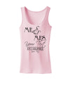 Personalized Mr and Mrs -Name- Established -Date- Design Womens Tank Top-Womens Tank Tops-TooLoud-SoftPink-X-Small-Davson Sales