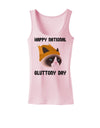 Gluttony Day Disgruntled Cat Womens Tank Top by-Womens Tank Tops-TooLoud-SoftPink-X-Small-Davson Sales