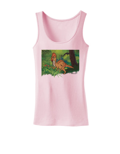 Parasaurolophus Walkeri - Without Name Womens Tank Top-Womens Tank Tops-TooLoud-SoftPink-X-Small-Davson Sales