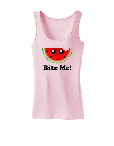 Bite Me Womens Tank Top-Womens Tank Tops-TooLoud-SoftPink-X-Small-Davson Sales