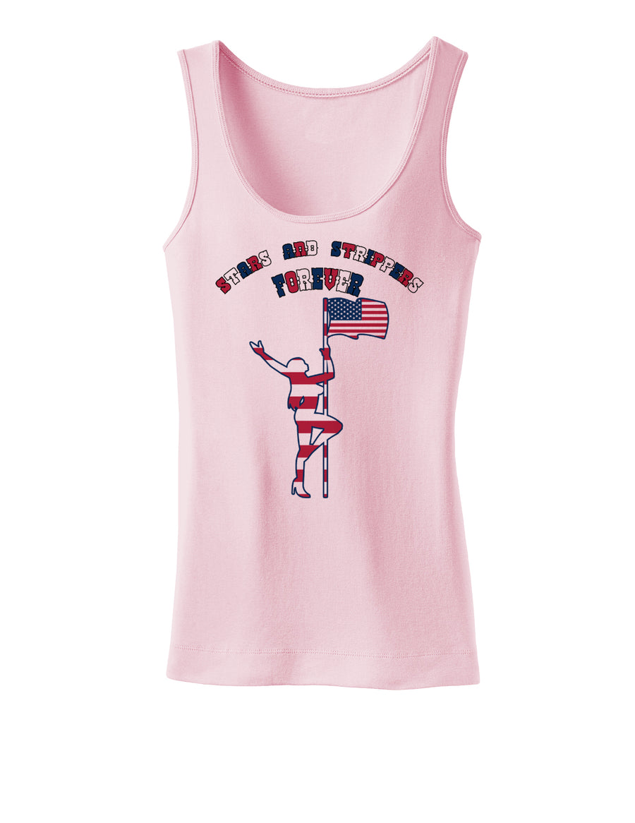 Stars and Strippers Forever Female Womens Tank Top-Womens Tank Tops-TooLoud-White-X-Small-Davson Sales