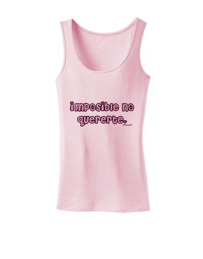 Imposible No Quererte Womens Tank Top by TooLoud-Womens Tank Tops-TooLoud-SoftPink-X-Small-Davson Sales