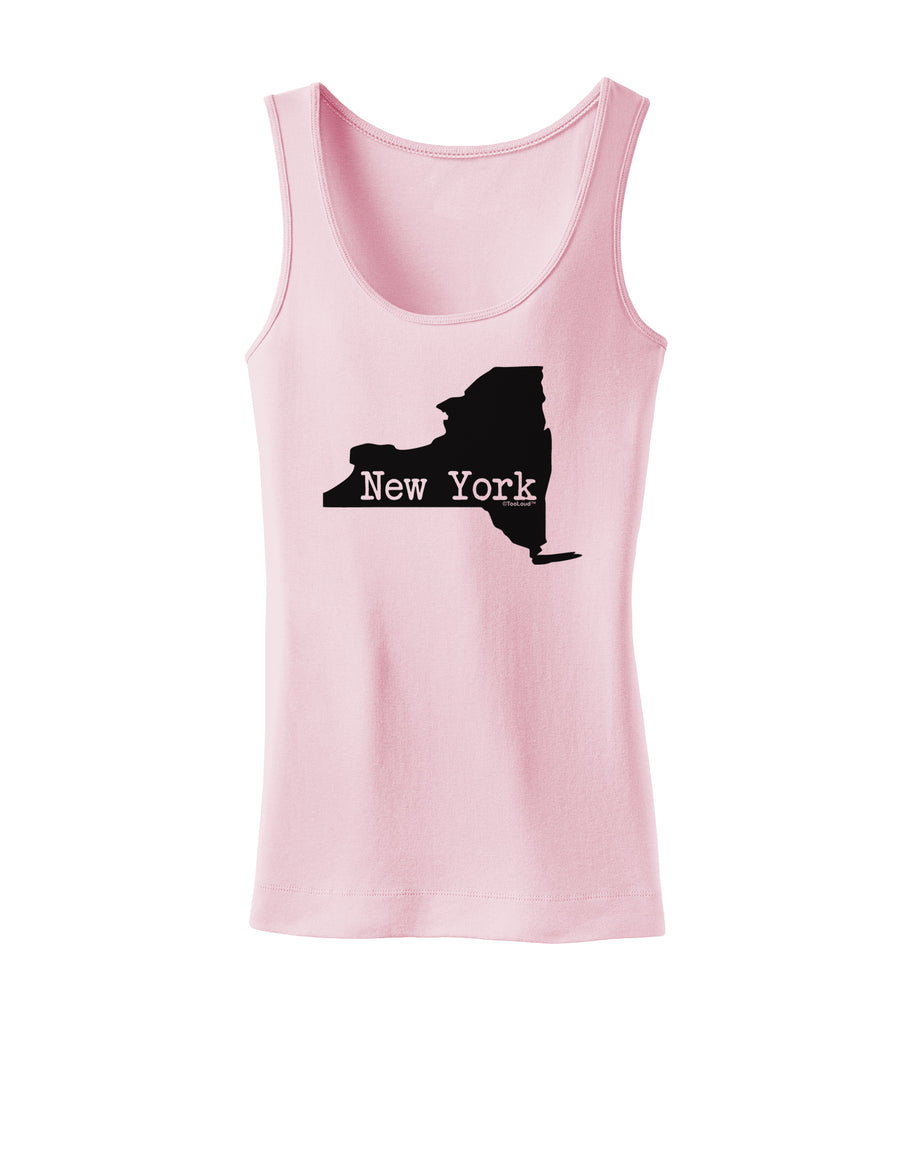 New York - United States Shape Womens Tank Top by TooLoud-Womens Tank Tops-TooLoud-White-X-Small-Davson Sales