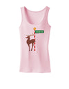 Rudolf Ratchet Reindeer Color Womens Tank Top-Womens Tank Tops-TooLoud-SoftPink-X-Small-Davson Sales