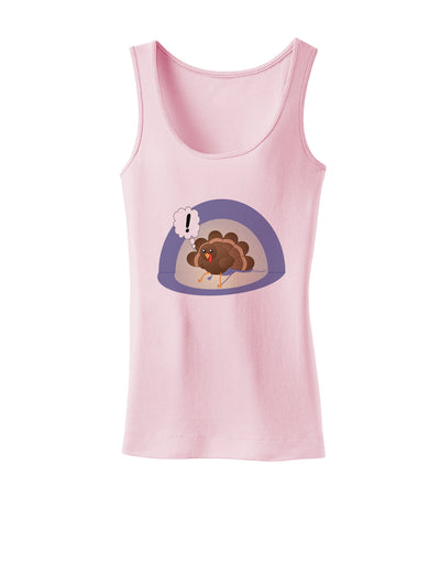 Escaping Turkey - Funny Thanksgiving Womens Tank Top-Womens Tank Tops-TooLoud-SoftPink-X-Small-Davson Sales