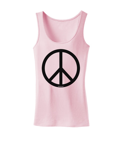 Peace Sign Symbol Womens Tank Top-Womens Tank Tops-TooLoud-SoftPink-X-Small-Davson Sales