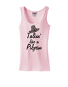 Talkin Like a Pilgrim Womens Petite Tank Top-Womens Tank Tops-TooLoud-SoftPink-X-Small-Davson Sales