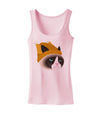 Disgruntled Cat Wearing Turkey Hat Womens Tank Top by-Womens Tank Tops-TooLoud-SoftPink-X-Small-Davson Sales