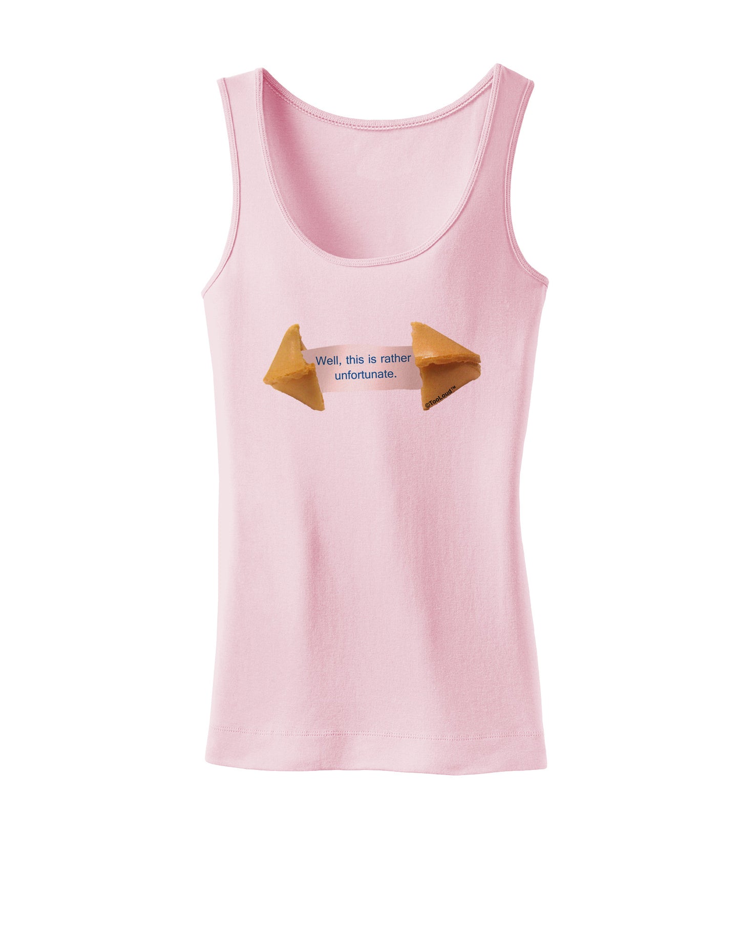 Unfortunate Cookie Womens Petite Tank Top-TooLoud-SoftPink-X-Small-Davson Sales