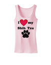 I Heart My Shih Tzu Womens Petite Tank Top by TooLoud-TooLoud-SoftPink-X-Small-Davson Sales