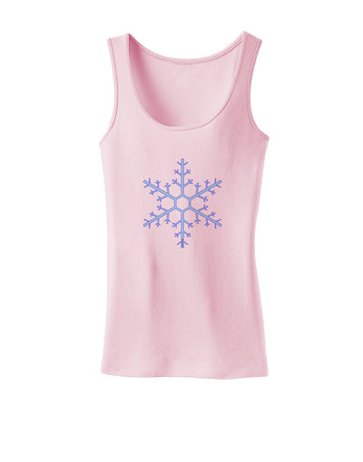 Snowflake Christmas Womens Tank Top-Womens Tank Tops-TooLoud-SoftPink-X-Small-Davson Sales