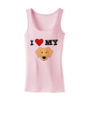 I Heart My - Cute Golden Retriever Dog Womens Tank Top by TooLoud-Womens Tank Tops-TooLoud-SoftPink-X-Small-Davson Sales