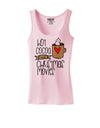 Hot Cocoa and Christmas Movies Womens Petite Tank Top-Womens Tank Tops-TooLoud-SoftPink-X-Small-Davson Sales