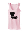 Louisiana - United States Shape Womens Tank Top by TooLoud-Womens Tank Tops-TooLoud-SoftPink-X-Small-Davson Sales