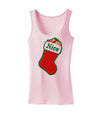 Nice Stocking Cute Christmas Womens Tank Top-Womens Tank Tops-TooLoud-SoftPink-X-Small-Davson Sales