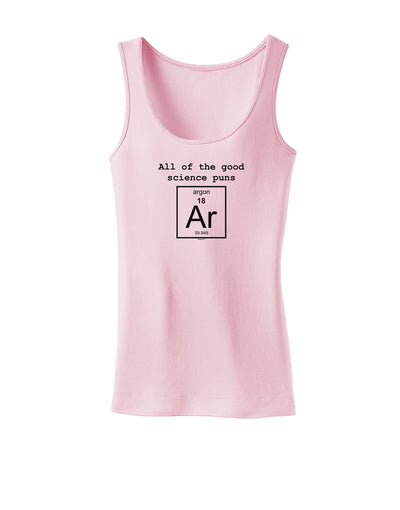 All of the Good Science Puns Argon Womens Tank Top-Womens Tank Tops-TooLoud-SoftPink-X-Small-Davson Sales