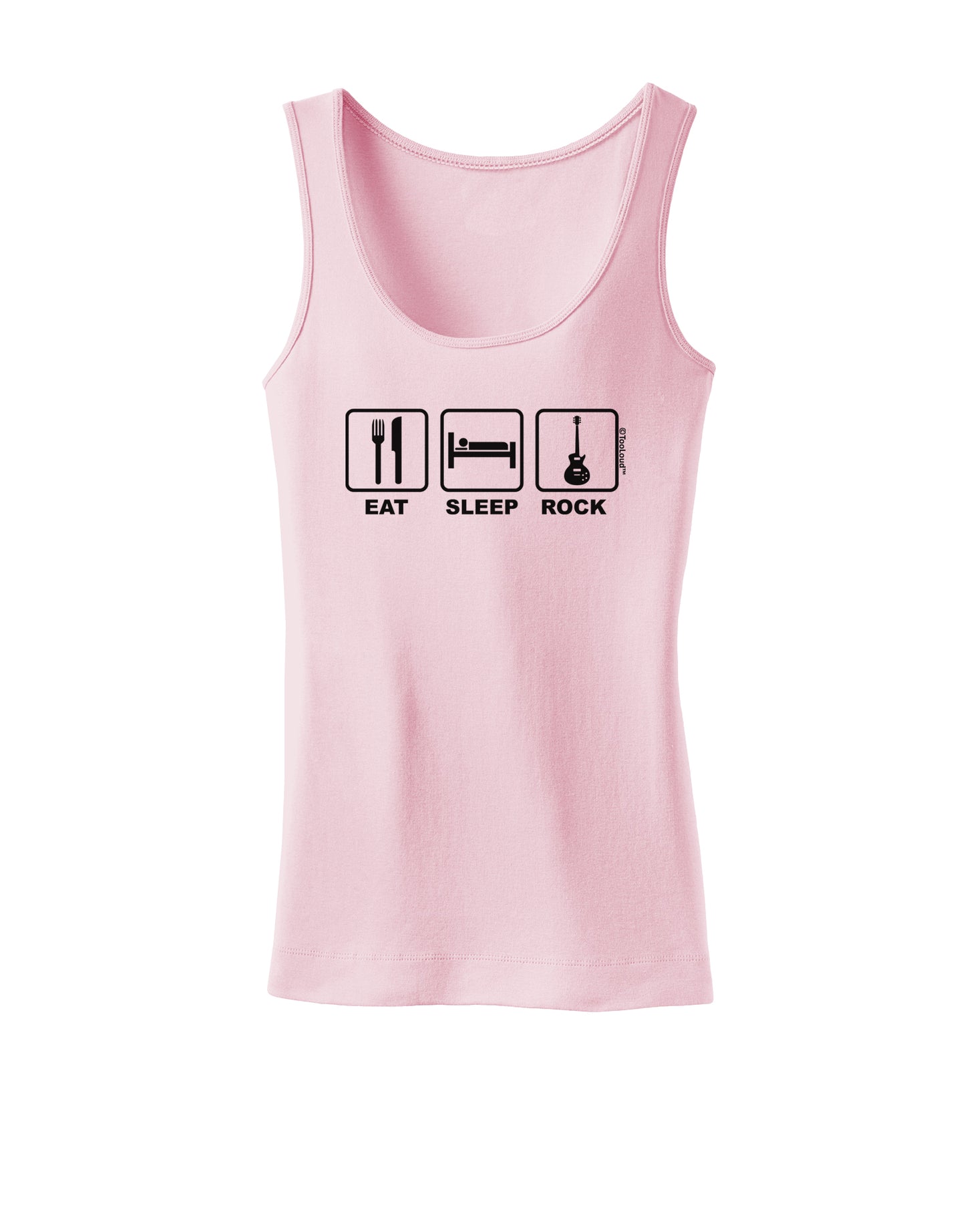 Eat Sleep Rock Design Womens Tank Top by TooLoud-Womens Tank Tops-TooLoud-SoftPink-X-Small-Davson Sales