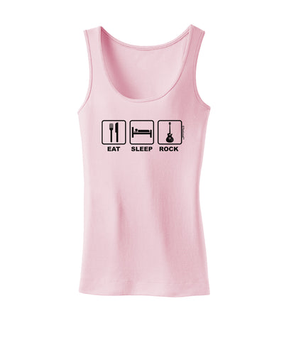 Eat Sleep Rock Design Womens Tank Top by TooLoud-Womens Tank Tops-TooLoud-SoftPink-X-Small-Davson Sales