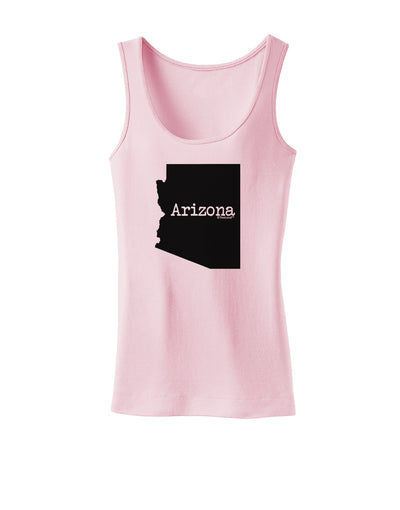 Arizona - United States Shape Womens Tank Top by TooLoud-Womens Tank Tops-TooLoud-SoftPink-X-Small-Davson Sales