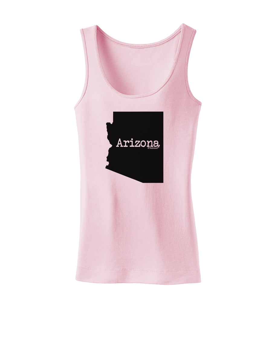 Arizona - United States Shape Womens Tank Top by TooLoud-Womens Tank Tops-TooLoud-White-X-Small-Davson Sales