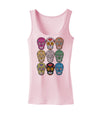 Dia de los Muertos Calaveras Sugar Skulls Womens Tank Top-Womens Tank Tops-TooLoud-SoftPink-X-Small-Davson Sales