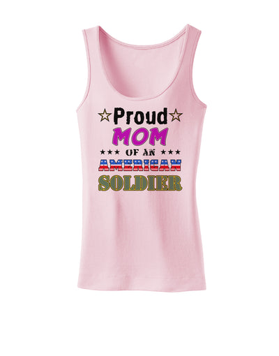 Proud Mom of an American Soldier Womens Tank Top-Womens Tank Tops-TooLoud-SoftPink-X-Small-Davson Sales