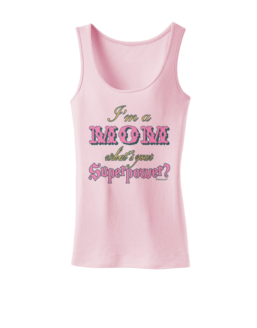 I'm a Mom - What's Your Superpower - Pink Womens Tank Top by TooLoud-Womens Tank Tops-TooLoud-White-X-Small-Davson Sales