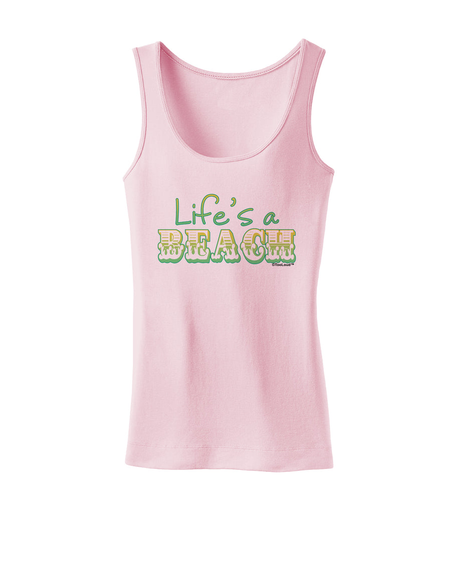 Lifes a Beach Color Womens Tank Top by TooLoud-Womens Tank Tops-TooLoud-White-X-Small-Davson Sales