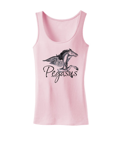 Pegasus Color Illustration Womens Tank Top-Womens Tank Tops-TooLoud-SoftPink-X-Small-Davson Sales