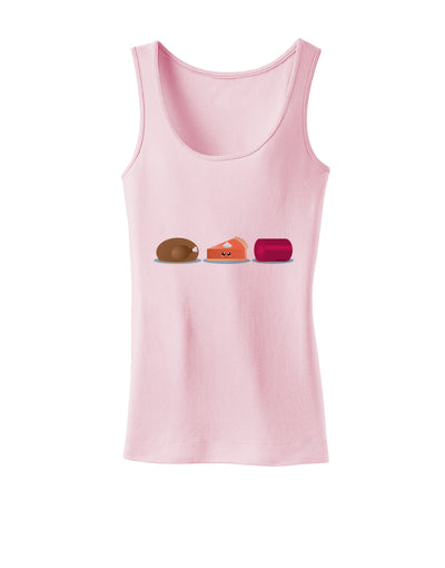 Cute Thanksgiving Food Womens Tank Top-Womens Tank Tops-TooLoud-SoftPink-X-Small-Davson Sales