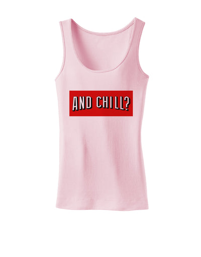 And Chill Womens Tank Top-Womens Tank Tops-TooLoud-SoftPink-X-Small-Davson Sales