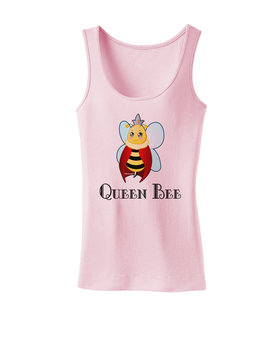 Queen Bee Text Womens Tank Top-Womens Tank Tops-TooLoud-White-X-Small-Davson Sales