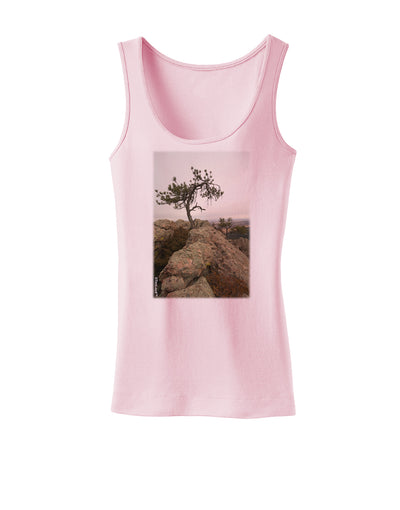 Stone Tree Colorado Womens Petite Tank Top by TooLoud-TooLoud-SoftPink-X-Small-Davson Sales