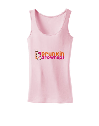 Drunken Grown ups Funny Drinking Womens Petite Tank Top by TooLoud-TooLoud-SoftPink-X-Small-Davson Sales