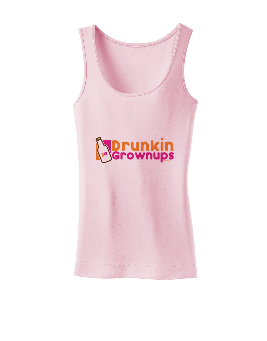 Drunken Grown ups Funny Drinking Womens Petite Tank Top by TooLoud-TooLoud-White-X-Small-Davson Sales