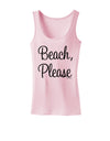 Beach Please Womens Tank Top-Womens Tank Tops-TooLoud-SoftPink-X-Small-Davson Sales