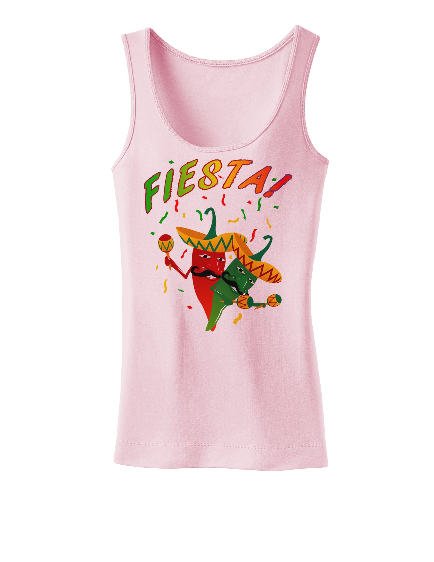 Chili Love Fiesta Womens Tank Top-Womens Tank Tops-TooLoud-SoftPink-X-Small-Davson Sales