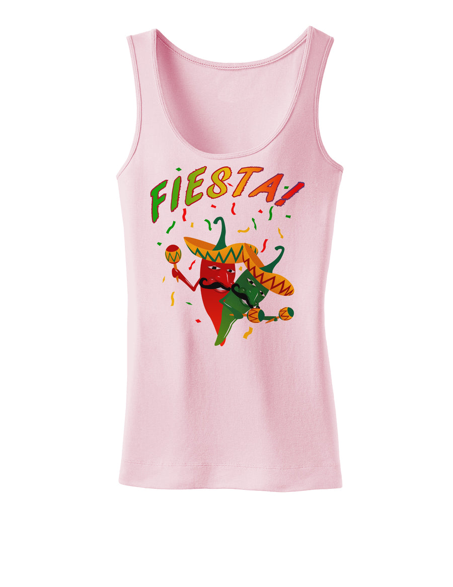 Chili Love Fiesta Womens Tank Top-Womens Tank Tops-TooLoud-White-X-Small-Davson Sales