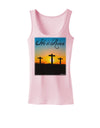 Three Crosses Sunrise - He Is Risen Womens Tank Top by TooLoud-Womens Tank Tops-TooLoud-SoftPink-X-Small-Davson Sales