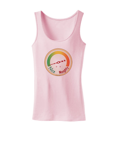 Naughty or Nice Meter Nice Womens Tank Top-Womens Tank Tops-TooLoud-SoftPink-X-Small-Davson Sales