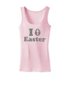 I Egg Cross Easter - Silver Glitter Womens Tank Top by TooLoud-Womens Tank Tops-TooLoud-SoftPink-X-Small-Davson Sales