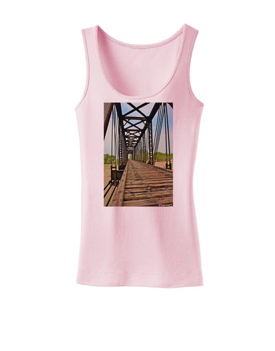 Colorado Landscape Bridge Womens Tank Top-Womens Tank Tops-TooLoud-SoftPink-X-Small-Davson Sales