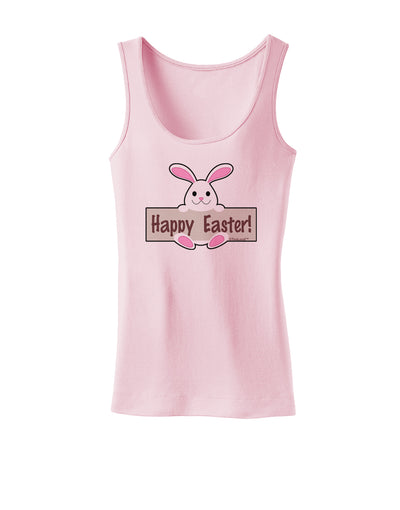 Cute Bunny - Happy Easter Womens Tank Top by TooLoud-Womens Tank Tops-TooLoud-SoftPink-X-Small-Davson Sales