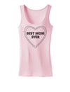 Best Mom Ever Heart Text Womens Tank Top-Womens Tank Tops-TooLoud-SoftPink-X-Small-Davson Sales