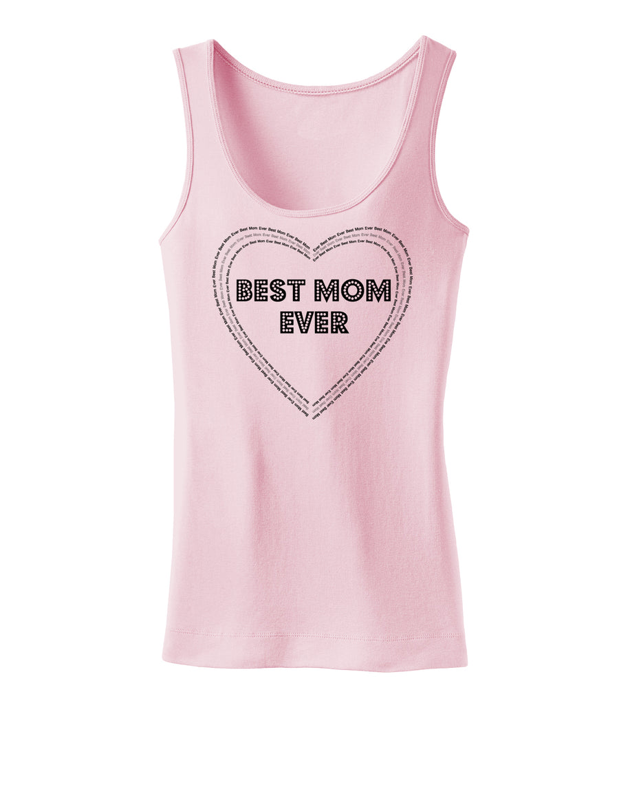 Best Mom Ever Heart Text Womens Tank Top-Womens Tank Tops-TooLoud-White-X-Small-Davson Sales