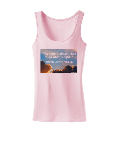 The Time Is Always Right Womens Petite Tank Top-TooLoud-SoftPink-X-Small-Davson Sales