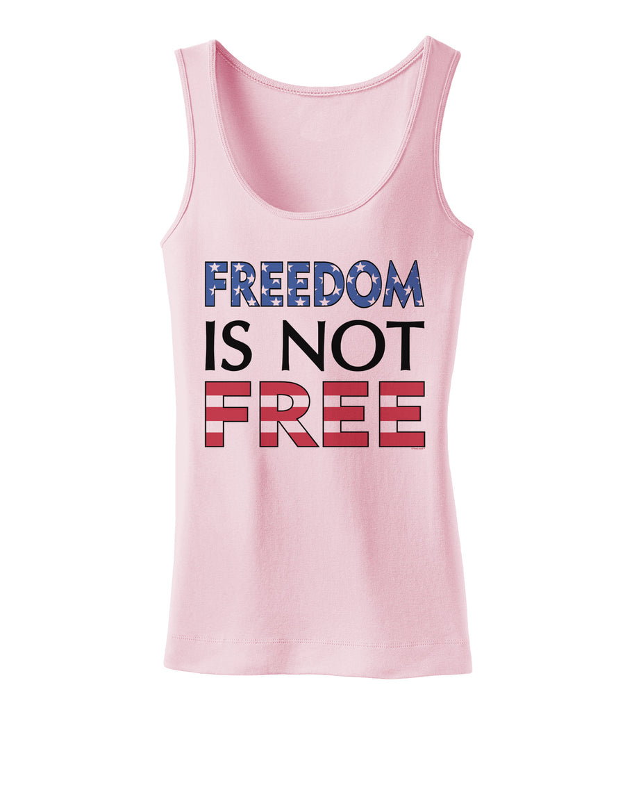 Freedom Is Not Free Womens Tank Top-Womens Tank Tops-TooLoud-White-X-Small-Davson Sales